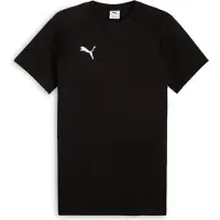 Puma Herren T-Shirt teamEVOSTRIPE Tee 659953-03 XXXL - Black-Silver-White - XXXL