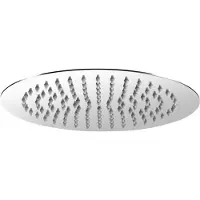 Cornat Kopfbrause "250 mm Kopfdurchmesser - 1 Strahlart - Kugelgelenk & Anti-Kalk-Düsen", grau (chrom), B:27cm H:27cm T:8cm, Duschköpfe, Kopfbrause, Extra schlankes Design - Edelstahl rostfrei