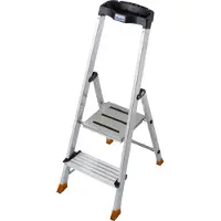 Krause 127204 Stufen-Stehleiter Supry 2 Stufen