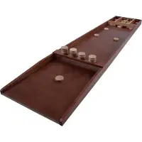 Coppens Dutch Shuffleboard 200 cm | Sjoelbak groß aus Holz | Inklusive 30 Spielscheiben