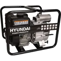 Hyundai Benzin-Wasserpumpe GWP57648 (25 m Förderhöhe, 45000 L/h, 45 m³/h, 3”/80 mm, 5.4 PS, 4-Takt)