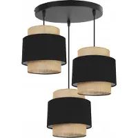 Light11 HOME Hängelampe, Deckenleuchter, Lampenschirm, Boho Juta