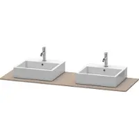Duravit Konsole XSquare 160x55cm, ba m, m 2 Auss, Beck. beids.