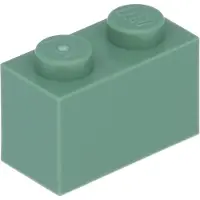 LEGO 50 Stück 3004 Stein Brick 1x2 Part Basic Steine 50 Sandgrün