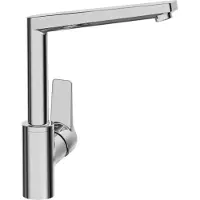 Hansa Spültisch-Einhebelmischer HANSATWIST Heb. seitl., schwenkb., Ausl. 193mm, chr