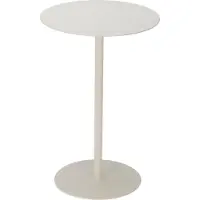 Home Styling Collection Home & Styling Beistelltisch Lugano - weis - 35x 53 cm - Metall