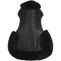 Acavallo Respira Air Release Soft Gel Pad Front, Farbe:black/black