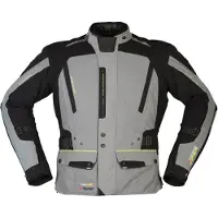 Modeka Viper LT Motorrad Textiljacke, grau/schwarz, 3XL