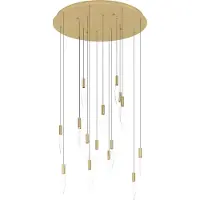 Stars of Light Runde Hängelampe Mirador Gold Ø 78cm