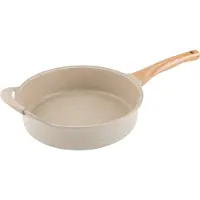 Florina hohe Aluminium-Bratpfanne OSLO 28 cm I Keramische Antihaftbeschichtung I Ergonomischer Soft-Griff I Hitzebeständig | die Pfanne ist für Induktions-, Gas- und Elektroherde geeignet