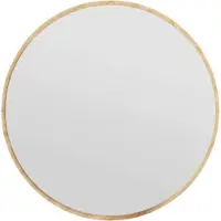 Dmora Spiegel Euterpe 60x60h cm Braun Strukturglas
