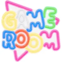 TelForceOne Light Nachtlicht Neon PLEXI LED GAME ROOM Leuchtschild LED Zeichen Mehrfarbig Für den Gamer - Ein Zimmerdekor für die Wand.