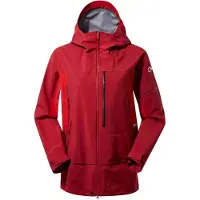 Berghaus Mtn Arete Descend Gtx Jacket, Damen Hardshelljacke, 18 (44), RED DAHLIA/GOJI BERRY,