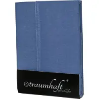 Betten-ABC Traumhaft gut schlafen Stone-Washed-Bettwäsche, 100% Baumwolle, in versch. Farben und Größen, Farbe: Jeans, Größe: 80 x 80 cm, 135 x 200 cm