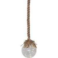 Star Trading Glaskugel "Jutta", 15 LED-Lichter, 15 cm Ø, 200 cm