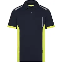 Dassy Poloshirt Veracruz COPES83 710055 Gr. S nachtblau/neongelb