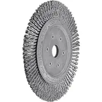 Lessmann Schmale Rundbürste gerade, Stahldraht 0,50 mm