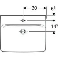 Geberit 501637001 Renova Plan Waschtisch, 60x48cm