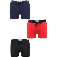 Puma Herren Badehose Badeshorts Logo Swim Shorts Trunk 100000028, Farbe:Red, Bekleidungsgröße:XS