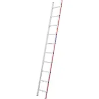Hymer Sprossenanlegeleiter, 10 Sprossen, Länge 2,90 m, Reichhöhe 3,83 m, Gewicht 4,6 kg