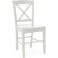 Feldmann-Wohnen Esszimmerstuhl Küchenstuhl Set CD-56 weiß 6er Set