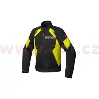 Spidi Jacke FLASH EVO NET WINDOUT, (schwarz/weiß/fluoreszierend gelb, Größe S)