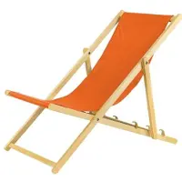 Sonstiges Liegestuhl orange 2er Set klappbar aus Holz-mit Absicherungssystem Klappstuhl Sonnenstuhl Strandstuhl Holzklappstuhl Gartenliegen Sonnenliege