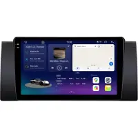 AWESAFE 2k Display Android Radio 128GB für BMW 5er E39 1995–2003 Carplay Android Auto Navi 4G LTE Bluetooth DAB+ Rückfahrkamera Lenkradsteuerung