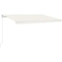 Syfax Markise Automatisch Einziehbar 450x300 cm Creme