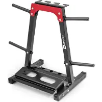 Hop-Sport Langhantelständer - Hantelscheiben-Ständer Hantelständer für Kurzhanteln Ablage für Gewichte und Hantelstangen bis 200kg