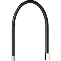 Delabie Schlauch G1/2“ schw. L. 0,55m f. Küchenarmatur 5526