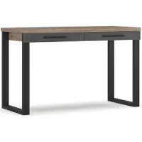 Nabbi Schreibtisch mit Schubladen Ovida 120 2DRWS – Craft Tobacco / Matera