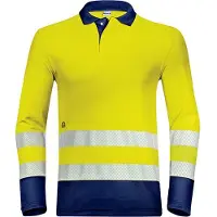 Uvex suXXeed construction Poloshirt Langarm Warnfarben gelb XXL - 8827813 - gelb