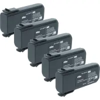 VHBW 5x Akku kompatibel mit Elca GENIO-P, GENIO-M, CONTROL-GEH-D, CONTROL-GEH-A, GENIO-PUNTO Fernbedienung Remote Control (1200 mAh, 7,2 V, NiMH)