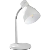 Kanlux S.A. ZARA Tischleuchte Weiß Chrom E14 10W Dimmbar IP20