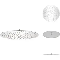 vidaXL Regenduschkopf Edelstahl 50 cm Rund - Duschköpfe
