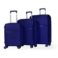 Hoffmans Hoffmanns 3-tlg.Kofferset POLYPROPYLENE Modell DAISY 03202 Blau