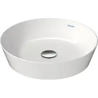 Duravit Aufsatzwaschbecken Cape Cod d 43cm, o. HL, ÜL, HLB, Weiß Seidenmatt