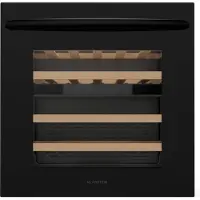 Klarstein Vinoline 30 Built-In Duo Weinschrank | 30 Flaschen | integrierbar | LED | leise Schwarz