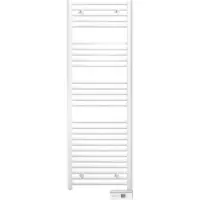 AEG Elektrischer Badheizkörper / Handtuchheizkörper BHG 755 W mit LC-Display, 750 W Heizleistung, Weiß, 238711