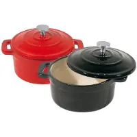 Contacto Mini-Cocotte rund, Inhalt: 0,25 Liter, Höhe: 40 mm, ø: 90 mm, schwarz