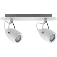 Paulmann Spotlight Drop IP44 max 2x10W GU10 Weiß/Chrom 230V Metall