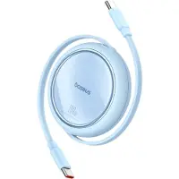 Baseus FREE2DRAW MİNİ RETRACTABLE CHARGİNG CABLE TYPE-C TO TYPE-C 100W 1M GALAXY BLUE, 1 m, USB C, 2 x USB C, USB 3.2 Gen 2 (3.1 Gen 2), Blau