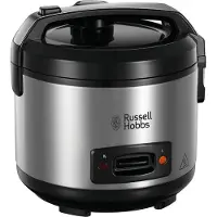 Russell Hobbs Reiskocher 1,2l inkl. Dampfgarer -Einsatz mit Aroma-Klappdeckel (W