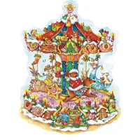 Korsch Verlag Adventskalender "Weihnachtskarussell"