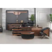 AEA Moderne Büro Zimmer Set Office Einrichtung Komplett Set Schreibtisch Konsole