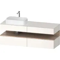 Duravit Waschtischunterschrank Qatego 160x55x60cm, E Ma/w m, Pl, Beck. li