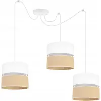 Light11 HOME Spider Deckenhängelampe, Lampenschirm 20 Cm Weiss