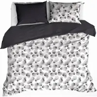 De Witte Lietaer Bettbezug Baumwolle, Aileen Dark Sapphire - 260 x 240 + 2x 60 x 70 cm