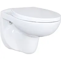 BELVIT Spülrandloses Wand WC mit Softclose-Sitz – wandhängend, hygienisch & modern, pflegeleichte Keramik, platzsparend & leise – ideal für Bad & Gäste-WC
